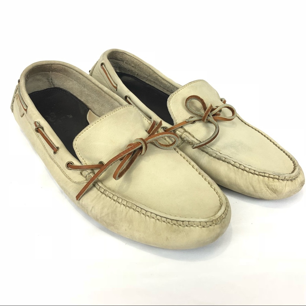 Cole Haan Mens Driving Leather Loafers Moc Toe